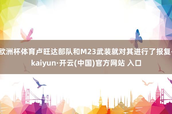 欧洲杯体育卢旺达部队和M23武装就对其进行了报复-kaiyun·开云(中国)官方网站 入口