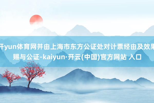 开yun体育网并由上海市东方公证处对计票经由及效果赐与公证-kaiyun·开云(中国)官方网站 入口